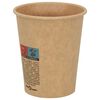 vidaXL Tazas de café de papel 1000 uds 8oz 200ml marrón