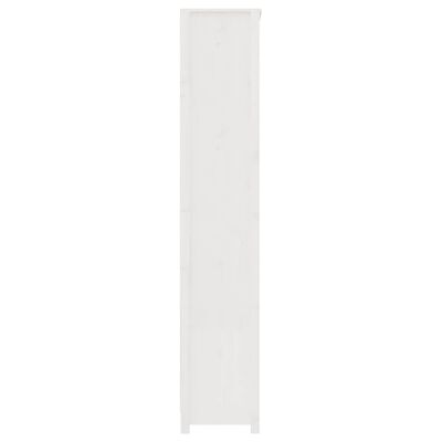 Librería Blanco 80x35x183 cm Madera maciza de pino