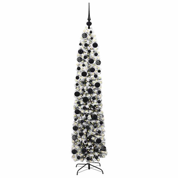 vidaXL &Aacute;rbol de Navidad artificial Verde 180 cm PVC, Acero y Pl&aacute;stico