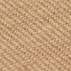 vidaXL Alfombra de yute con reverso de latex color natural 80x160 cm