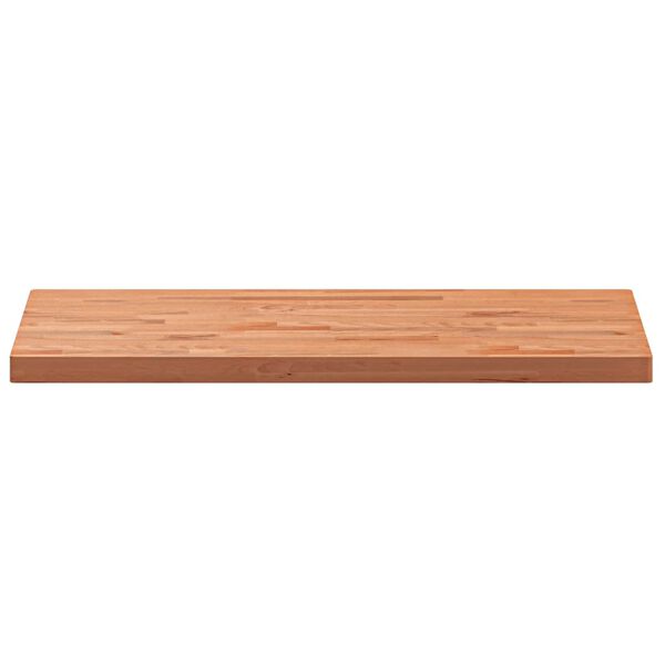 vidaXL Encimera de ba&ntilde;o madera maciza de haya 100x50x4 cm