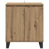 vidaXL Vitrina Roble artesanal 60 x 35 x 70 cm Madera contrachapada