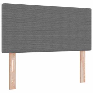 vidaXL Cabecero Gris Claro 80 cm Tela de Pana