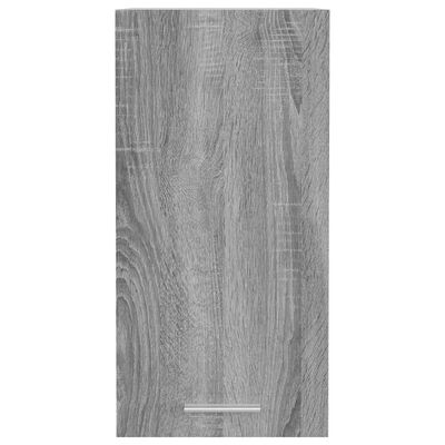 vidaXL Armario colgante madera ingeniería gris sonoma 29,5x31x60 cm
