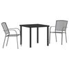 vidaXL Conjunto de Comedor de Jard&iacute;n 5 pcs Antracita