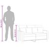 vidaXL Sof&aacute; de 2 plazas de tela gris claro 120 cm