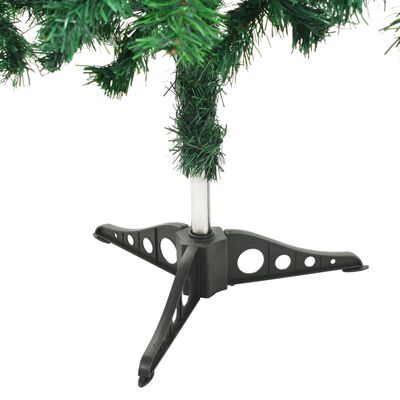 vidaXL Árbol de Navidad artificial con soporte 120 cm 230 ramas