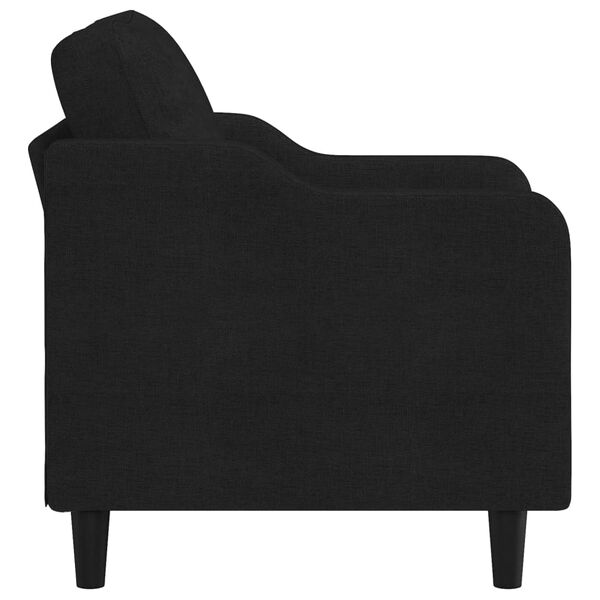 vidaXL Sill&oacute;n de tela negro 60 cm