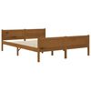 vidaXL Estructura de cama 2 cajones madera pino marr&oacute;n miel 160x200 cm
