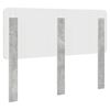 vidaXL Cabecero Gris Concreto 160 cm Madera contrachapada