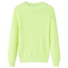 Jersey de punto infantil amarillo ne&oacute;n 116