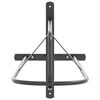 vidaXL Soporte de silla de montura de pared hierro negro