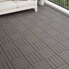 vidaXL Tile de Decking Dise&ntilde;o 3D 11 pcs Marr&oacute;n Oscuro 30 x 30 cm WPC