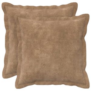 vidaXL Funda de almohada 2 pcs HOUTEN Topo 30 x 30 cm