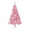vidaXL &Aacute;rbol de Navidad Artificial Preiluminado Rosa 180 cm PVC