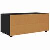 vidaXL Gabinete de TV Negro 100 x 48 x 43 cm Madera contrachapada