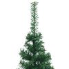 vidaXL &Aacute;rbol de Navidad artificial de esquina verde 240 cm PVC