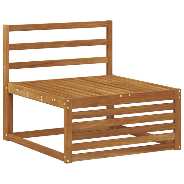 vidaXL Juegos de sof&aacute;s 9 pcs Natural Madera de Acacia S&oacute;lida