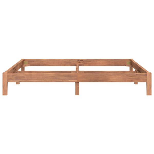 vidaXL Estructura de cama de madera de teca maciza 200x200 cm