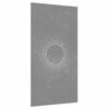 vidaXL Adorno de pared de jard&iacute;n acero corten dise&ntilde;o sol 105x55 cm
