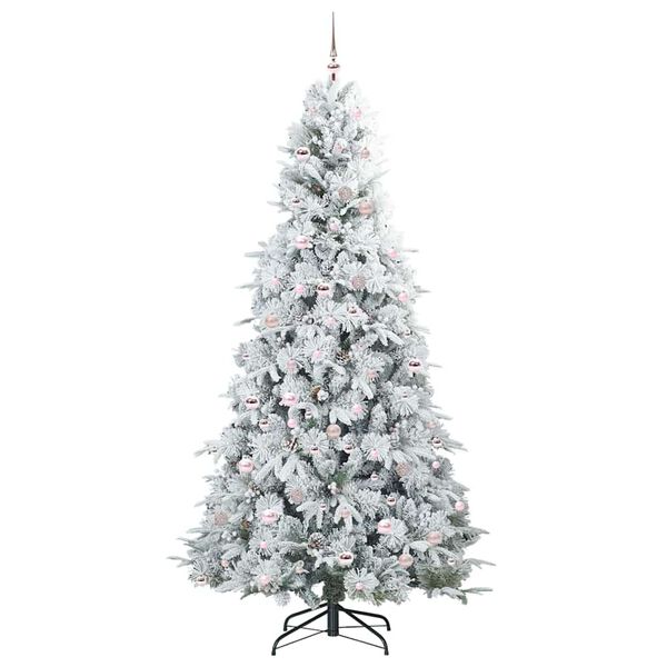 vidaXL Árbol de Navidad artificial con ramas articuladas 240 cm