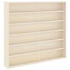 vidaXL Expositor de Pared Beige 60 x 8,5 x 54 cm Madera contrachapada