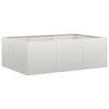 vidaXL Jardinera 120x80x40 cm acero inoxidable