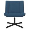 vidaXL Silla giratoria Azul 63 x 75 x 76 cm tela
