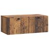 vidaXL Mueble para TV de pared Madera envejecida 78,5 x 41 x 30 cm