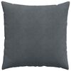 vidaXL Cojines de sof&aacute; 2 pcs Gris oscuro 60 x 60 cm Tela de pana