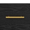vidaXL Armario de Noche con caj&oacute;n 2 pcs Roble Negro 40 x 35 x 47,5 cm