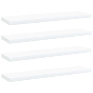 vidaXL Estantes para estanter&iacute;a 4 uds madera contrachapada 40x10x1,5cm