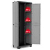 Keter Armario de almacenaje multiusos Stilo gris y negro 173 cm