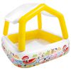 Intex Piscina inflable con parasol 157x157x122 cm