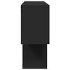 vidaXL Estantería de pared madera ingeniería negro 100x20x53 cm