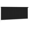 vidaXL Persiana enrollable de exterior 350x140 cm negro