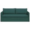 vidaXL Sof&aacute; Verde oscuro 196 x 82 x 85 cm tela