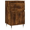 vidaXL Aparadores 2 uds madera de ingeniería roble ahumado 40x35x70 cm