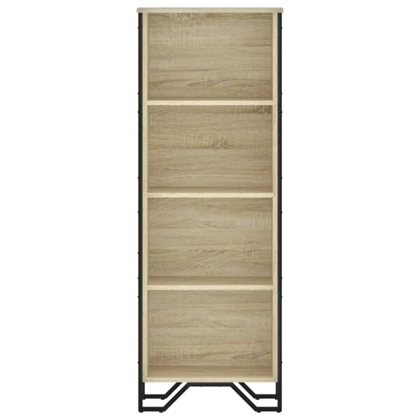 vidaXL Estanter&iacute;a de madera de ingenier&iacute;a roble Sonoma 50x31x137,5 cm