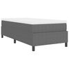 vidaXL Cama tipo Box Spring Gris claro y . 100 x 200 cm Tela de Pana