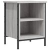 vidaXL Zapatero madera de ingenier&iacute;a gris Sonoma 38x35x50 cm