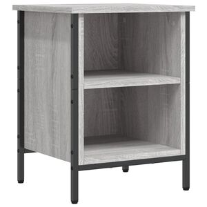 vidaXL Zapatero madera de ingenier&iacute;a gris Sonoma 38x35x50 cm
