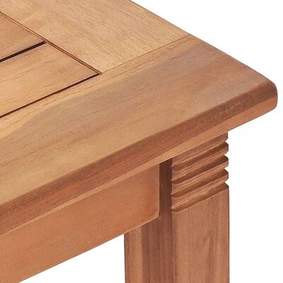 vidaXL Mesa de comedor de jardín madera maciza de teca 150x90x75 cm