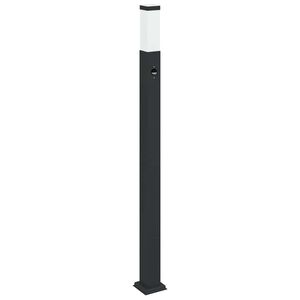 vidaXL Baliza luminosa con sensor de 110 cm, color negro, IP44