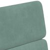 vidaXL Sillas de comedor 2 pcs Verde mar 58 x 65 x 98 cm Terciopelo