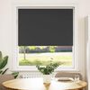 vidaXL Estor Enrollable Opaco negro 110x175 cm Tela Ancho 105,7 cm