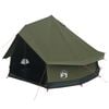 vidaXL Tienda Familiar Verde militar 8 personas Algod&oacute;n Sint&eacute;tico