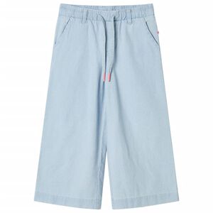 vidaXL Pantalones infantiles azul vaquero suave 104