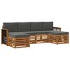 vidaXL Juegos de sof&aacute;s Madera de Acacia S&oacute;lida