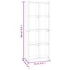 vidaXL Estantería de madera maciza de teca 70x30x180 cm